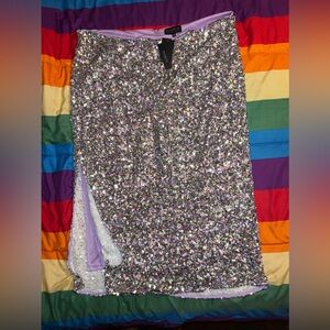 NWT Eloquii sequined skirt size 22